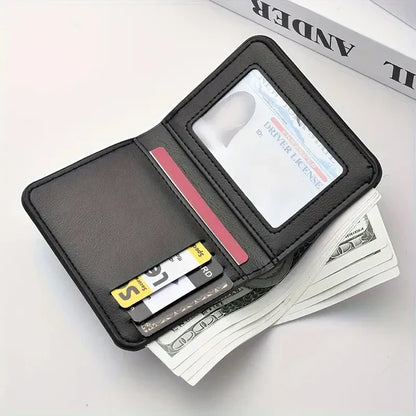 Men’s Ultra Slim Wallet –with Premium Red Stitching